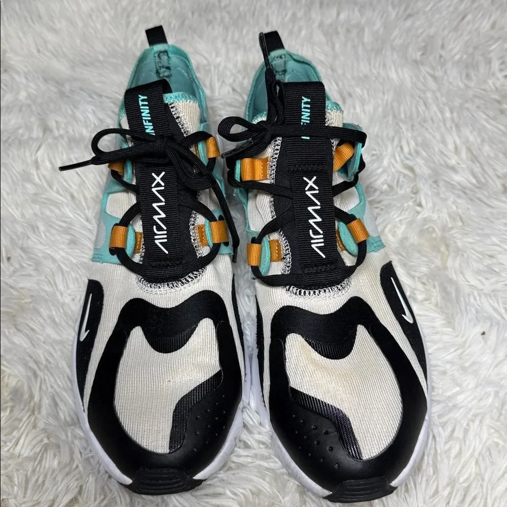 Men Nike Air Max Infinity Black Mineral Teal - Picture 2 of 5